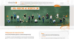 Desktop Screenshot of interactive-one.de