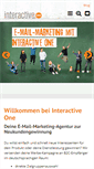 Mobile Screenshot of interactive-one.de